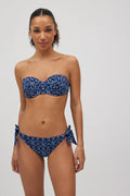 BIKINI BANDEAU BRAGUITA MINI ANUDADA EN LATERALES