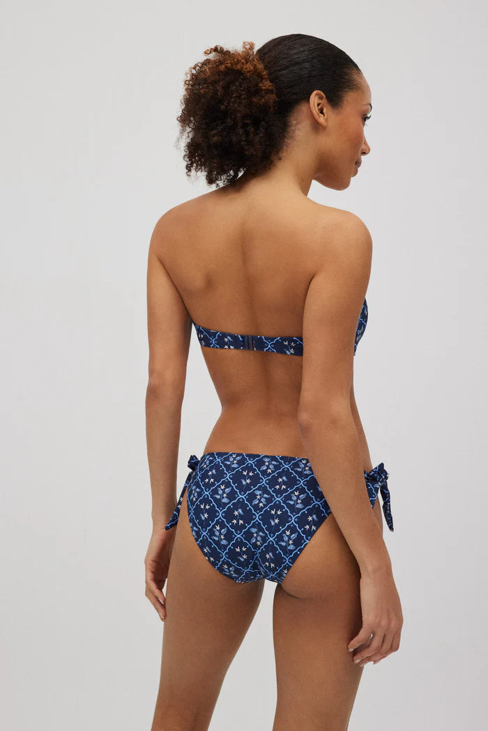 BIKINI BANDEAU BRAGUITA MINI ANUDADA EN LATERALES