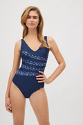 BAÑADOR REDUCTOR LÍNEAS ESTAMPADAS