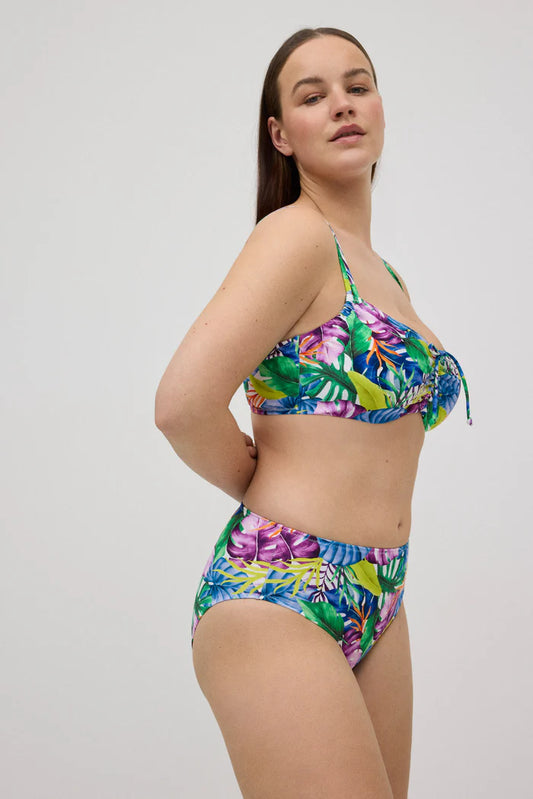 BIKINI REDUCTOR BRAGA ALTA ESTAMPADO FLORAL