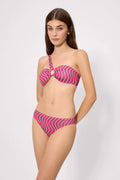 BIKINI AL HOMBRO BRAGA MINI PINK WAVES