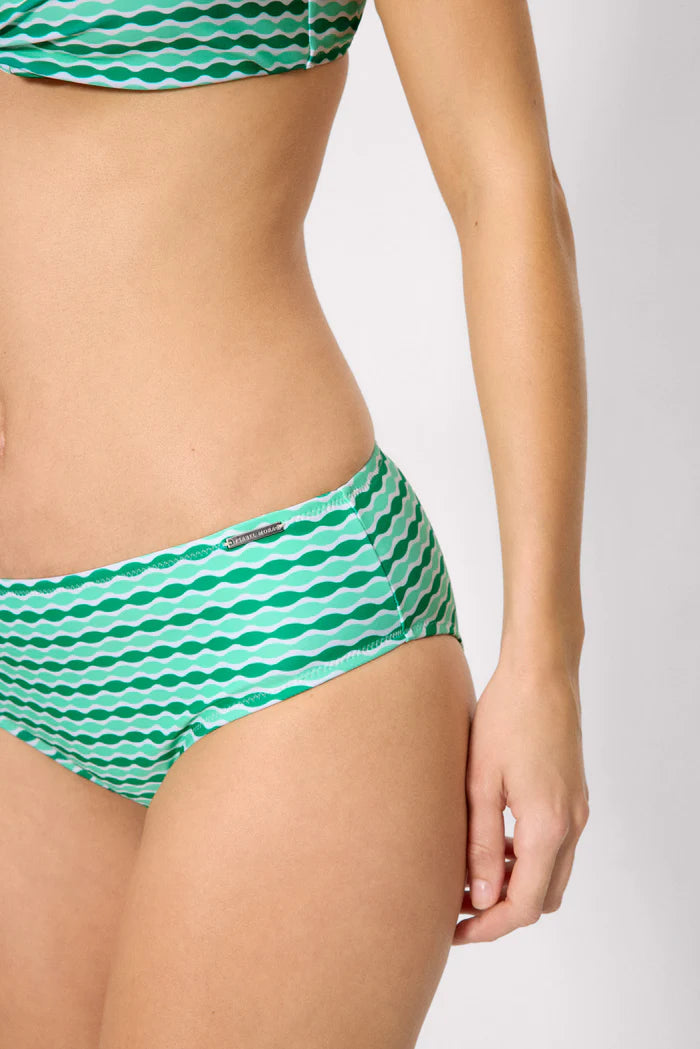 BIKINI MUJER ANUDADO GEOMETRICO BRAGA MIDI