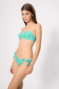 BIKINI MUJER BANDEAU BRAGA ANUDADA