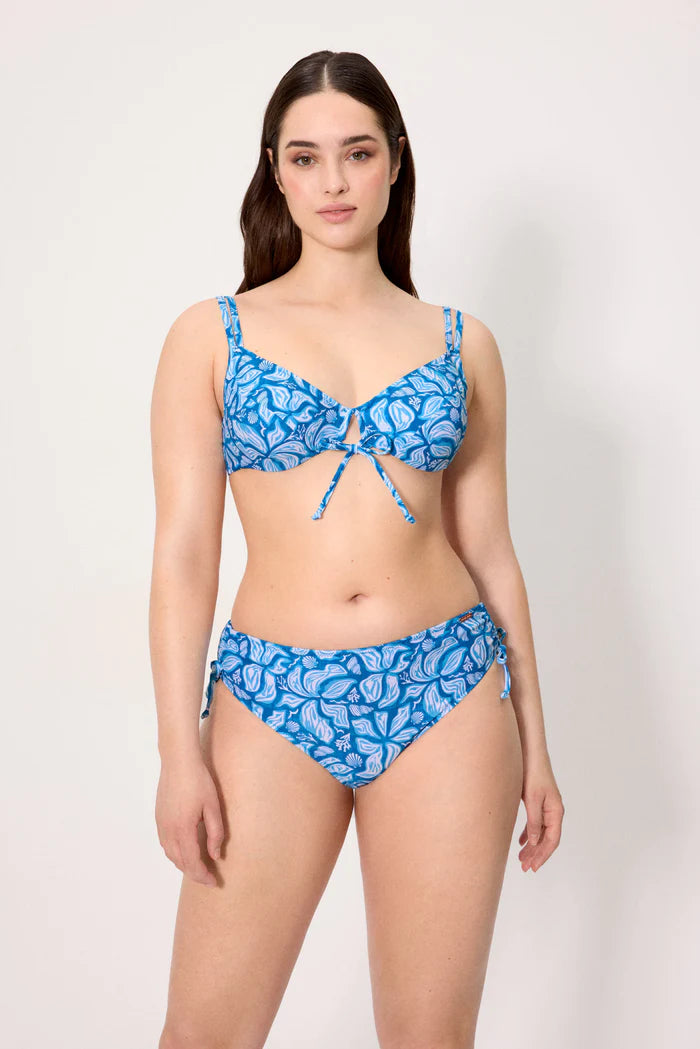 BIKINI MUJER MOLDEADOR EN ESTAMPADO FLORES