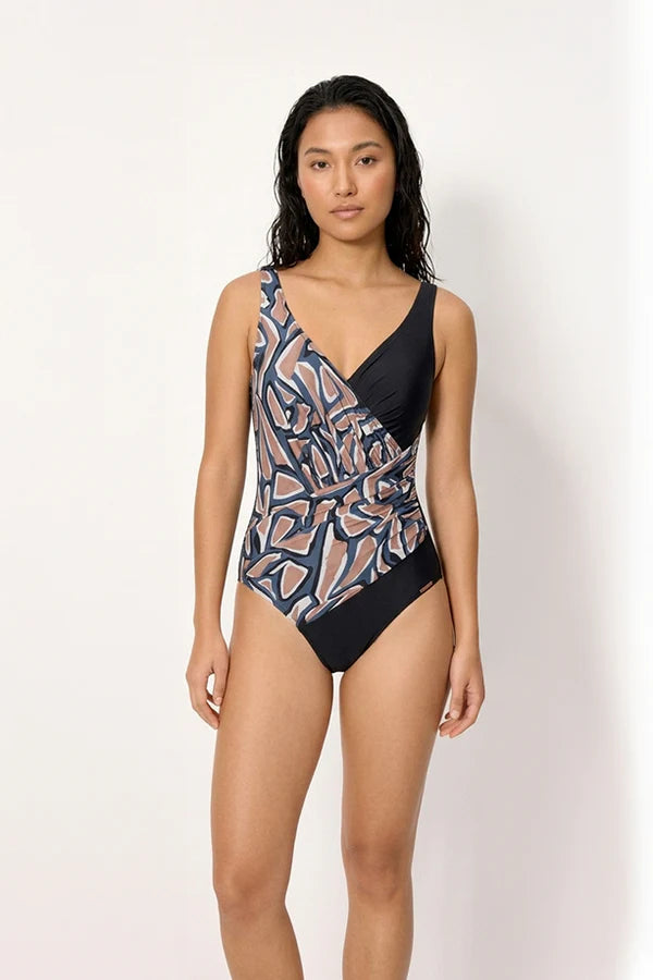 BAÑADOR MUJER REDUCTOR ESTAMPADO