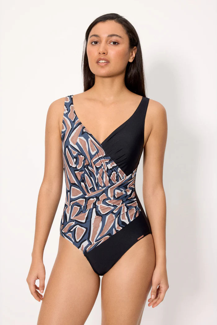BAÑADOR MUJER REDUCTOR ESTAMPADO