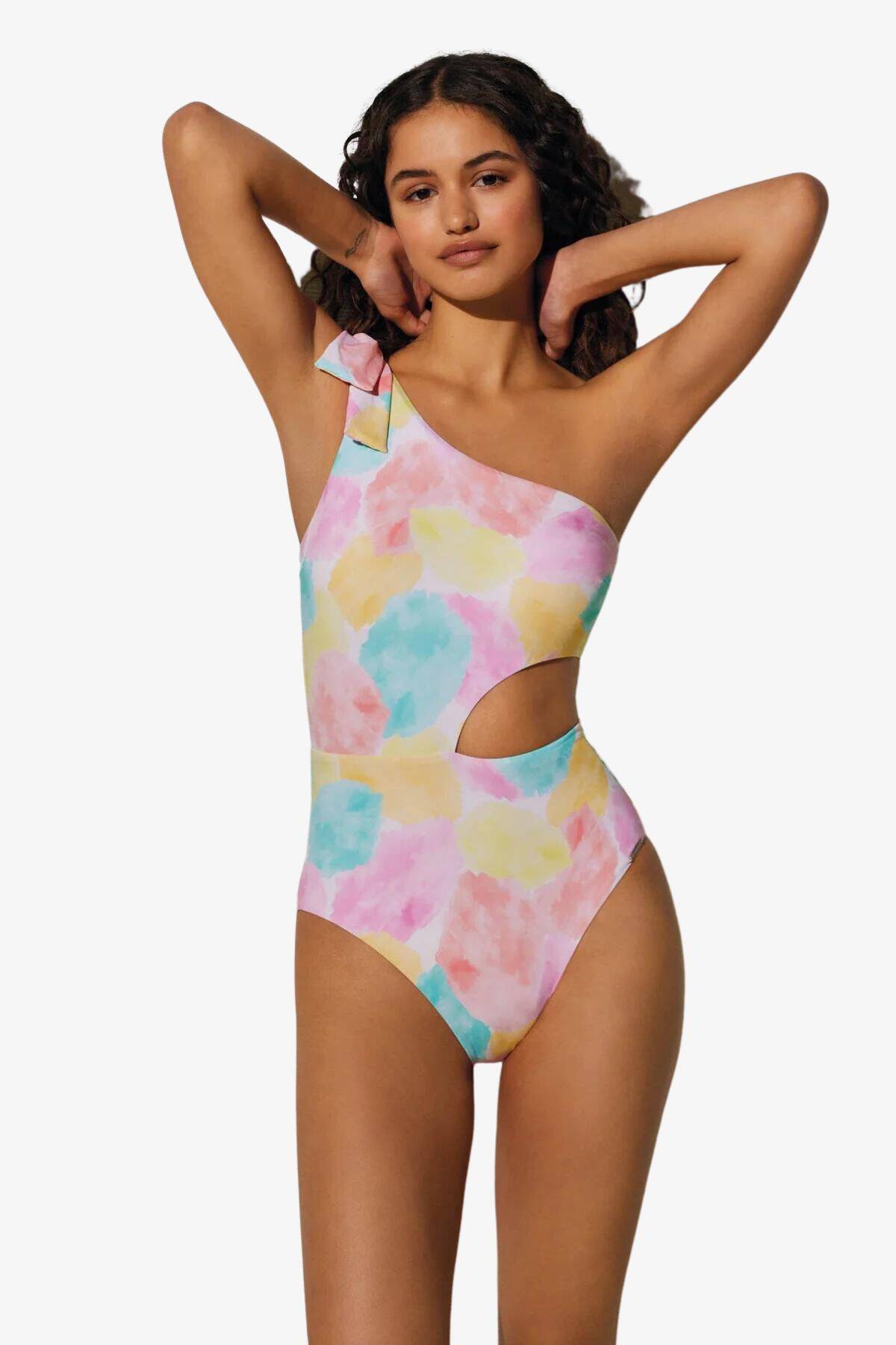 BAÑADOR CON LAZADA SUNSHINE COLORS