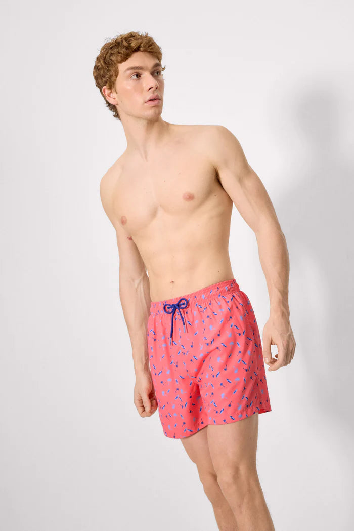 BAÑADOR PINK PALM BEACH