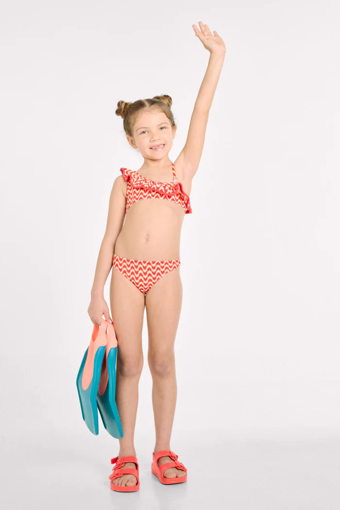 BIKINI ASIMETRICO ETHNIC LINES