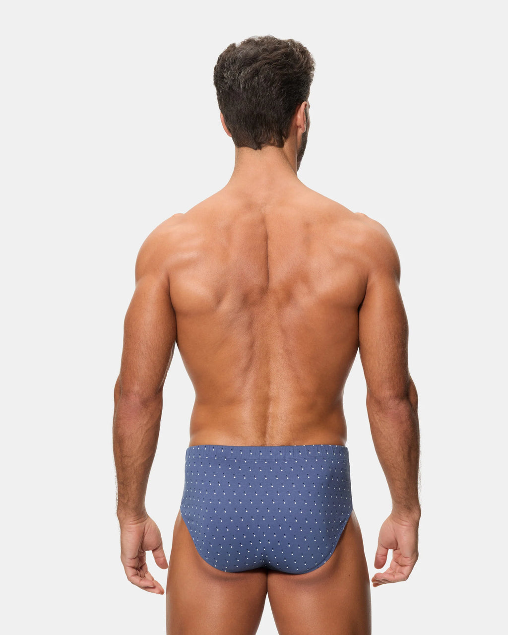 PACK-3 SLIPS SEMICORTOS ALGODON 080 MIX PALMA PUNTO
