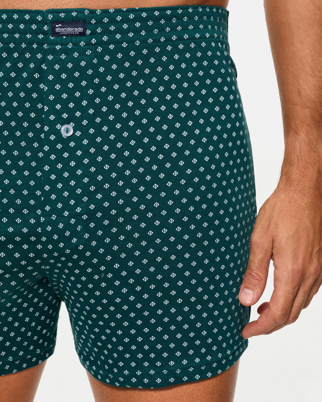 PACK-2 BOXERS ANCHOS MIX VERDE A0100