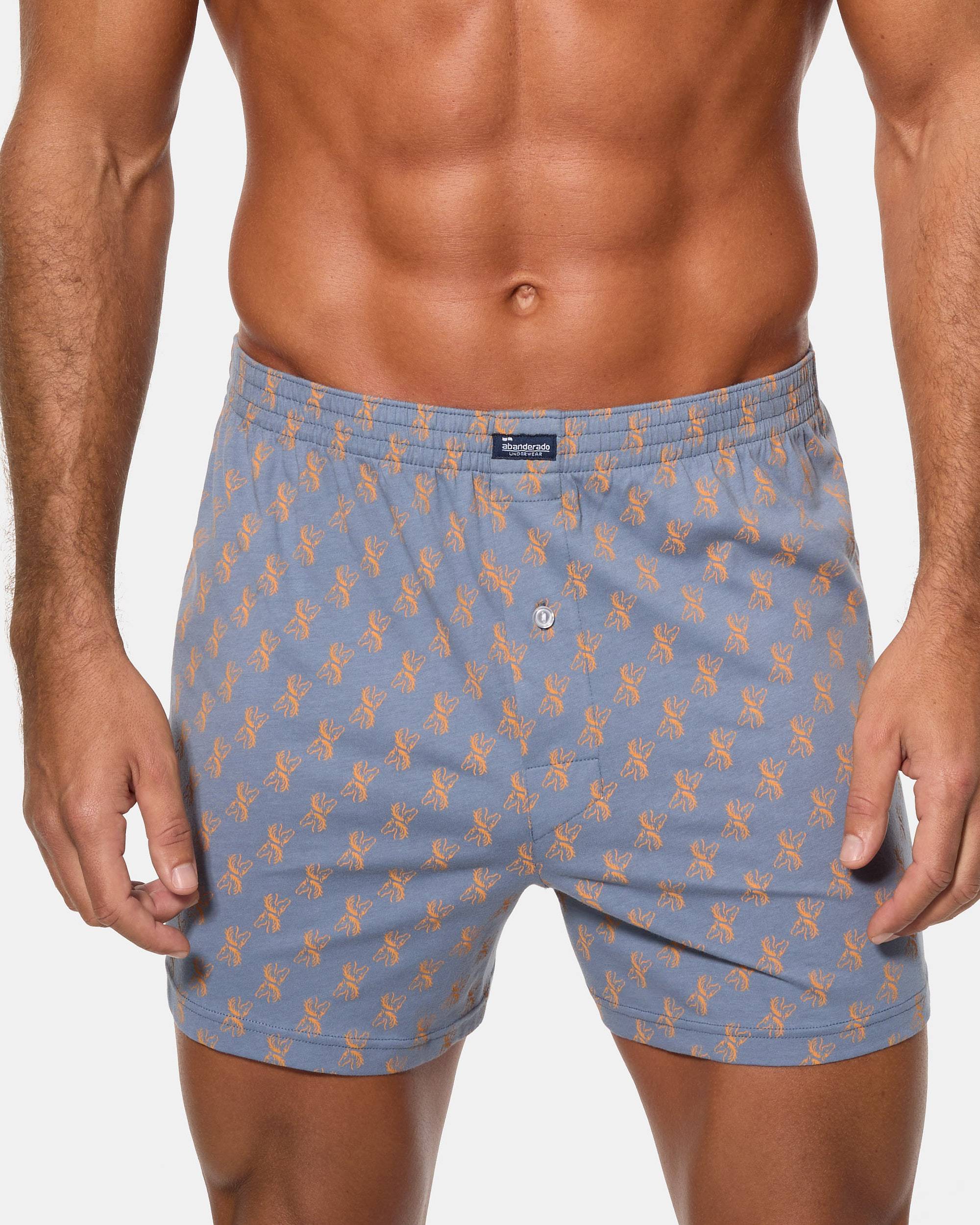 PACK-2 BOXERS ANCHOS MIX CAFE PIEDRA A0100