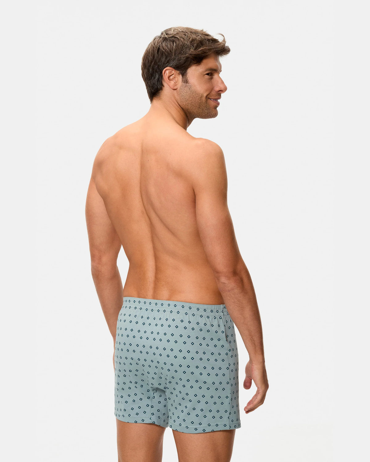 Pack de 2 bóxers abiertos Abanderado 100% algodón estampado corbata