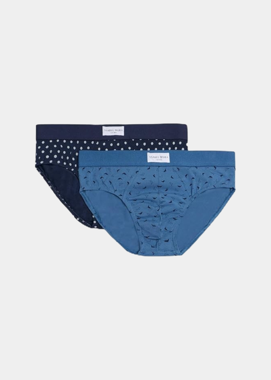 PACK-2 SLIPS PAJAROS Y LUNARES 20396