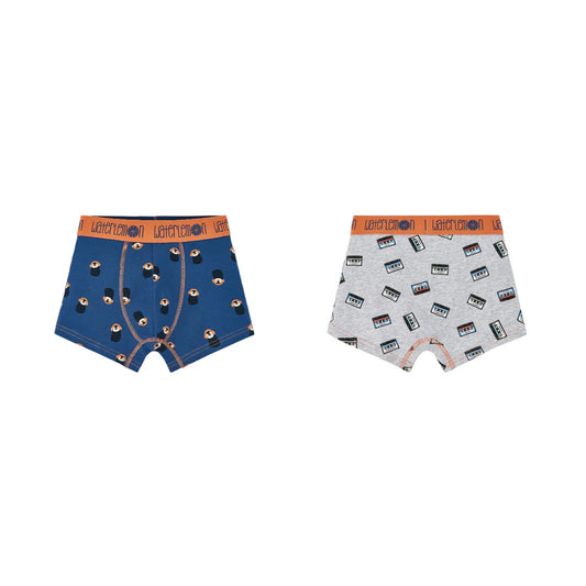 PACK-2 BOXERS ADOLESCENTE MUSIC AND CASSETES