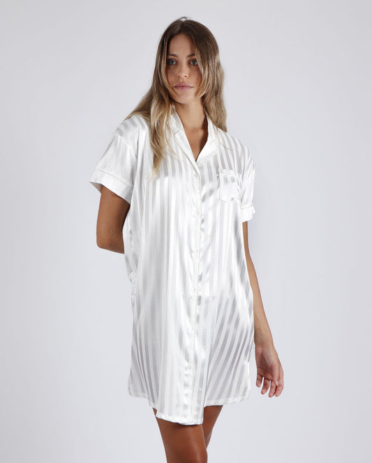 CAMISON DE RASO SATIN STRIPES
