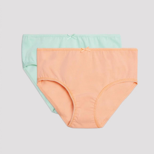 PACK-2 BRAGAS HIPSTER INFANTILES NARANJA Y VERDE