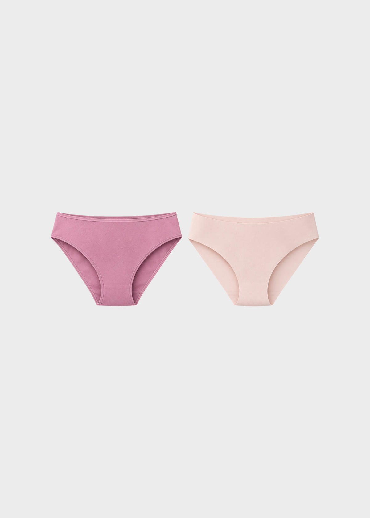 Pack 2 Bragas Midi Mujer surtido rosas