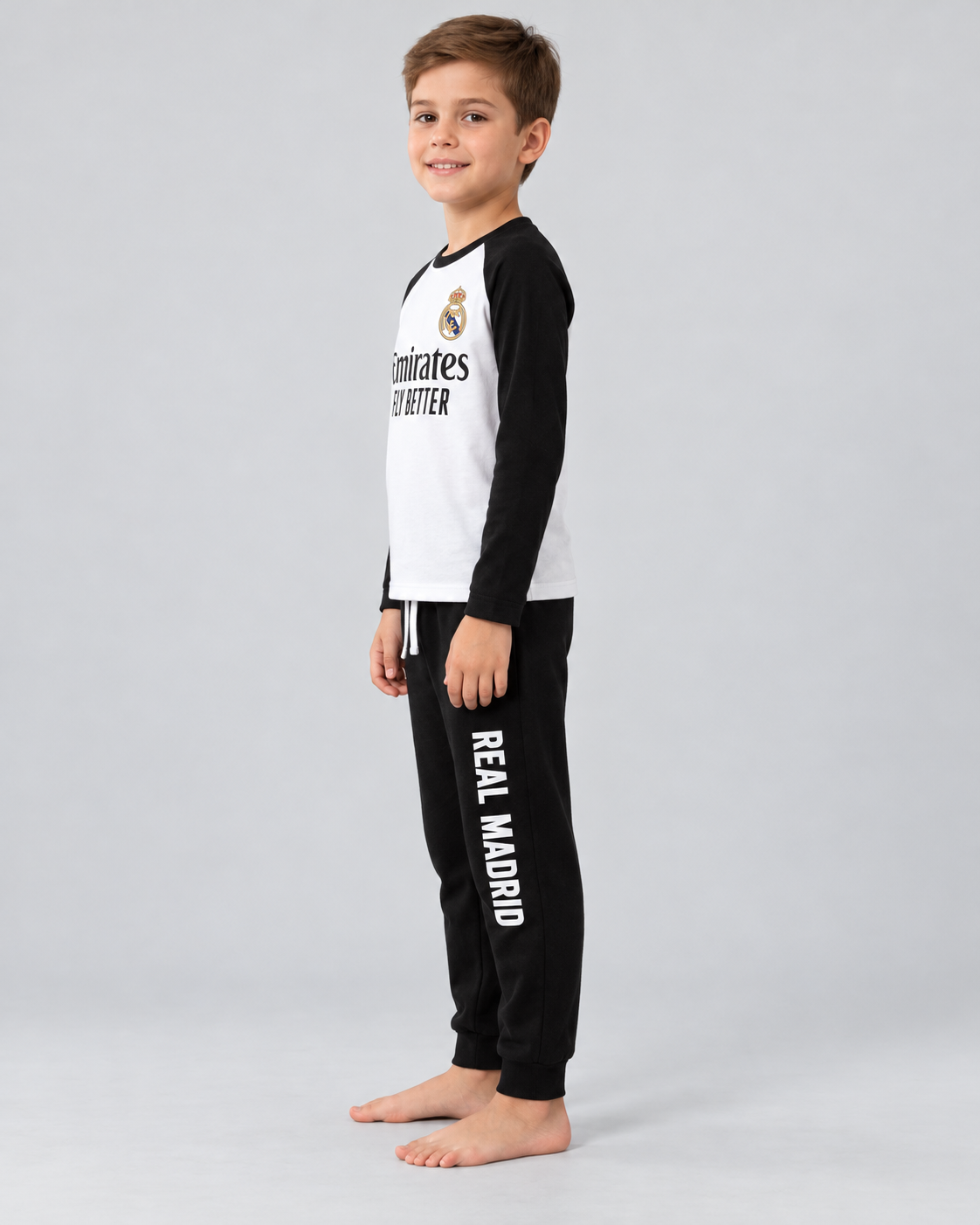 Pijama manga larga niño algodon fly better real madrid