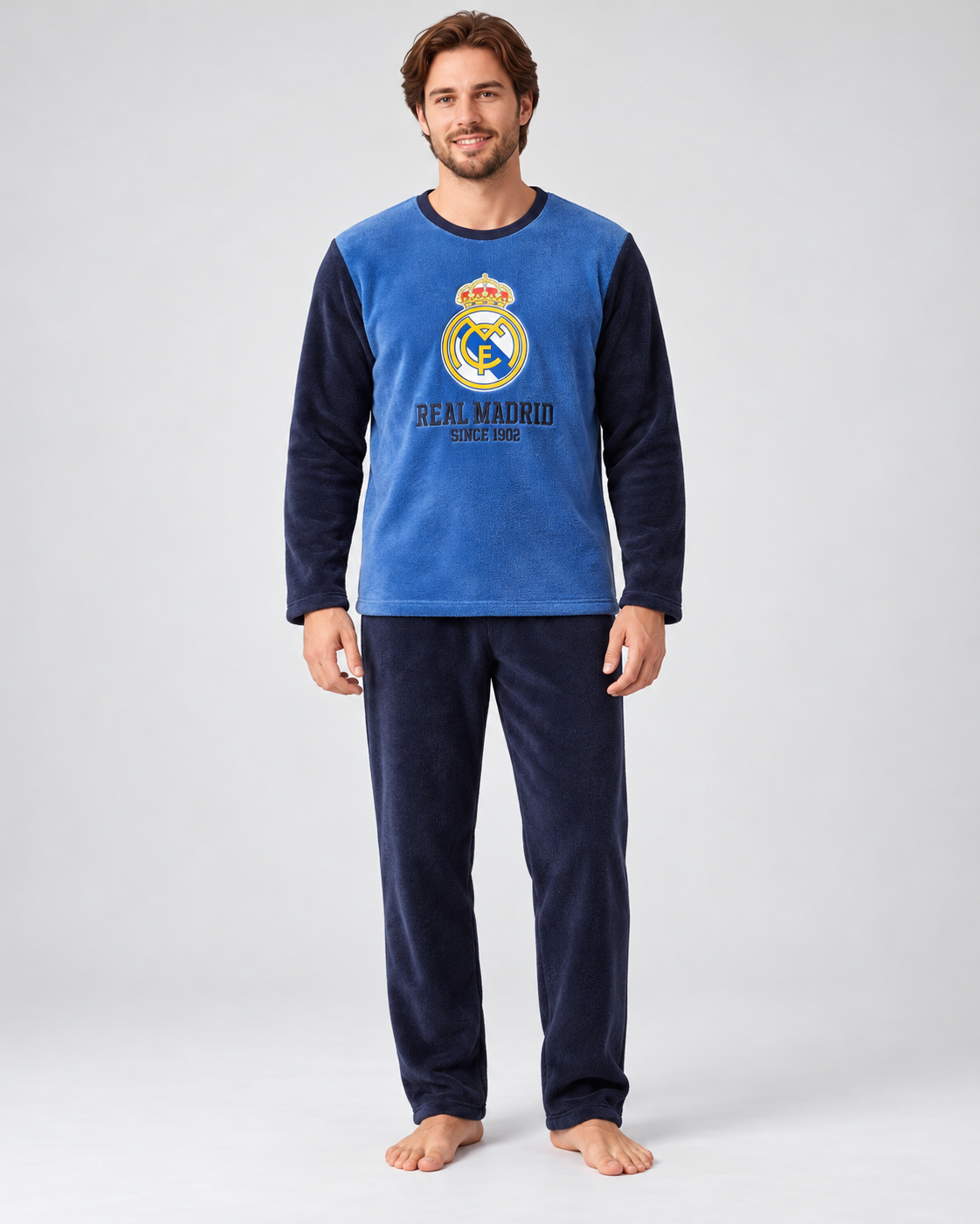 Pijama coralina hombre since 1902 real madrid
