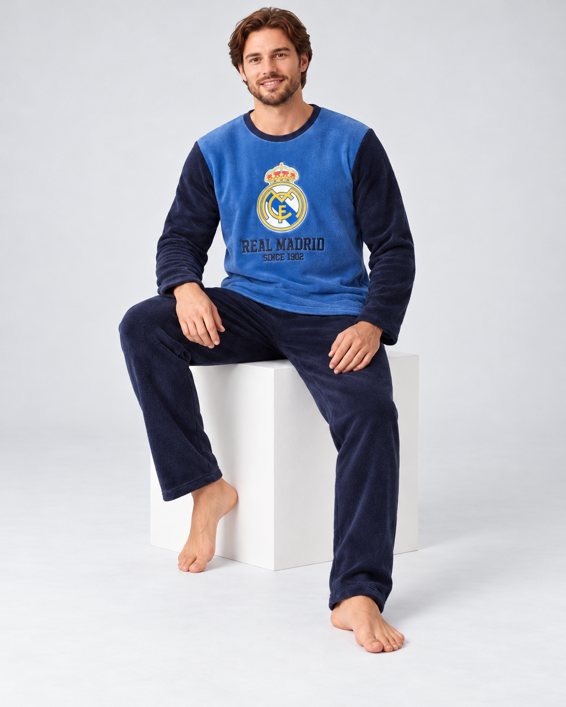 Pijama coralina hombre since 1902 real madrid