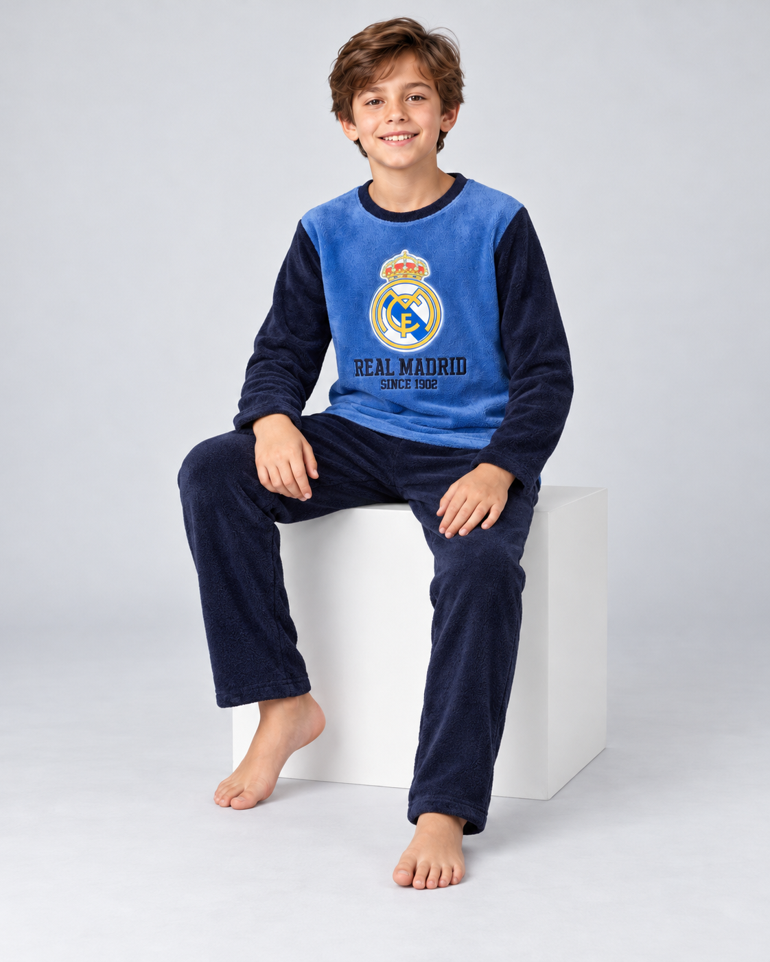 Pijama coralina niño real madrid since 1902 real madrid