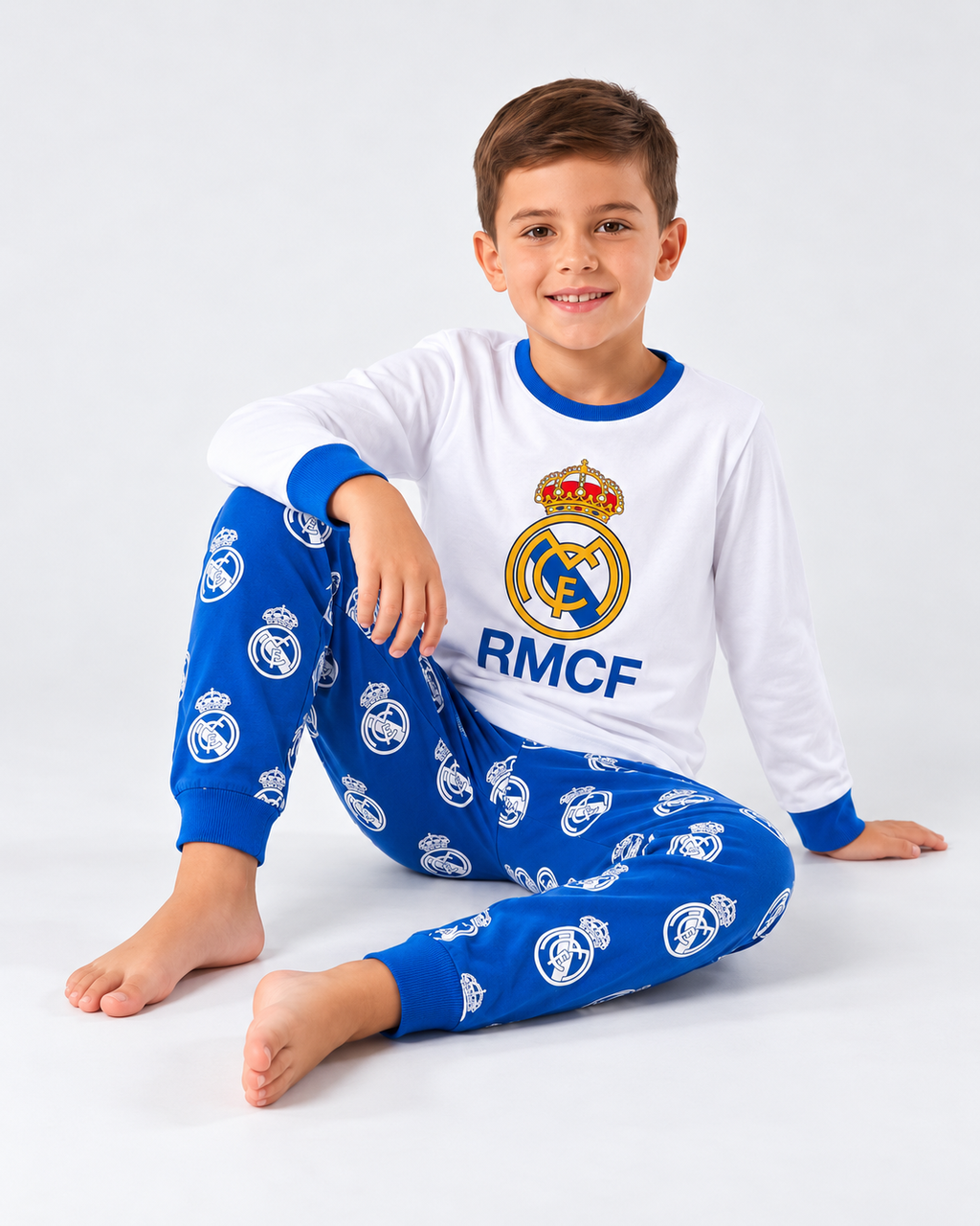 Pijama manga larga niño RMCF real madrid