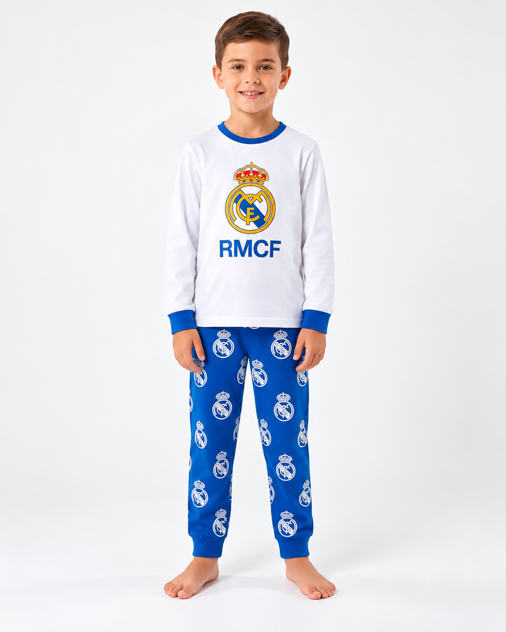 Pijama manga larga niño RMCF real madrid
