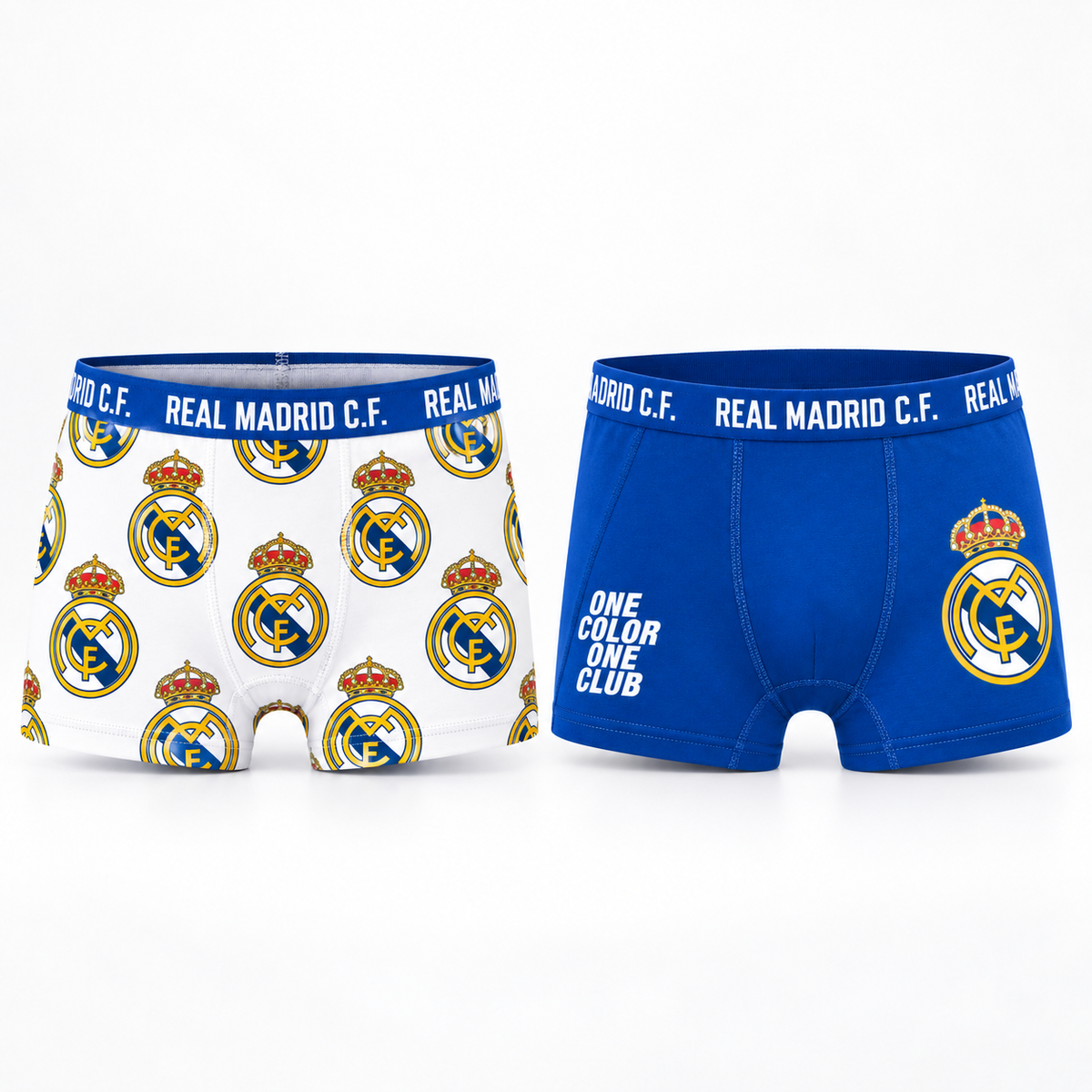 Pack 2 bóxers infantiles Real Madrid C.F. para niño