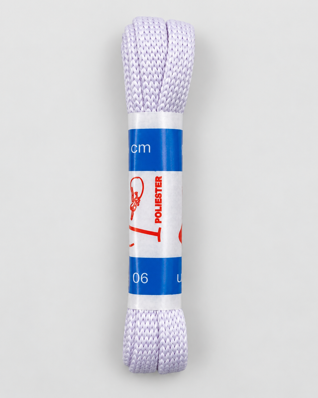 Cordones para Zapatillas Blancos y Negros planos