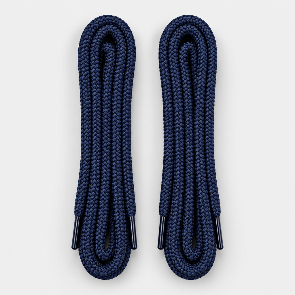 Cordones para Zapatillas Blancos y Negros redondos