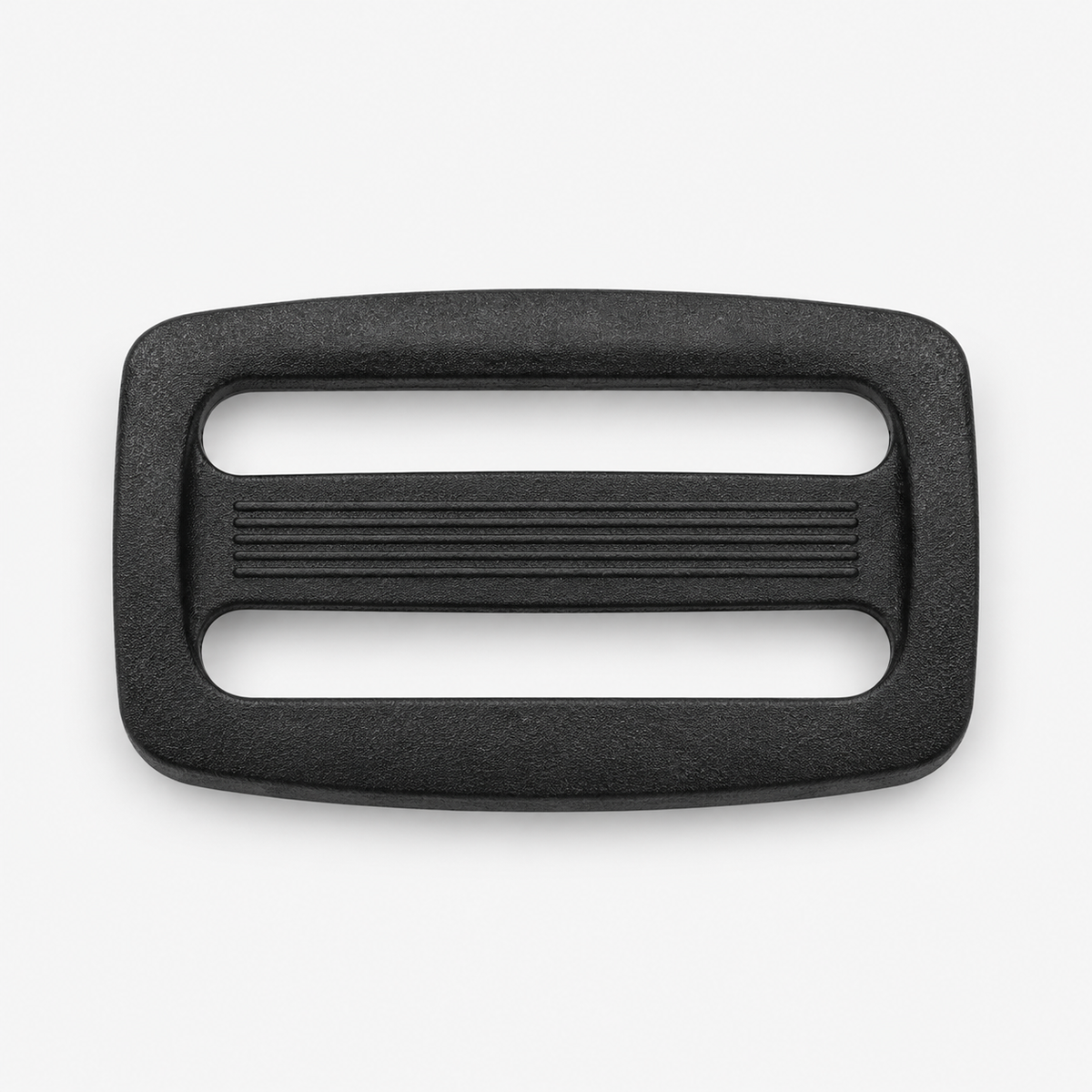 Tensor de Mochila Plano Negro 38 x 30 mm – Hebilla Reguladora de Correas
