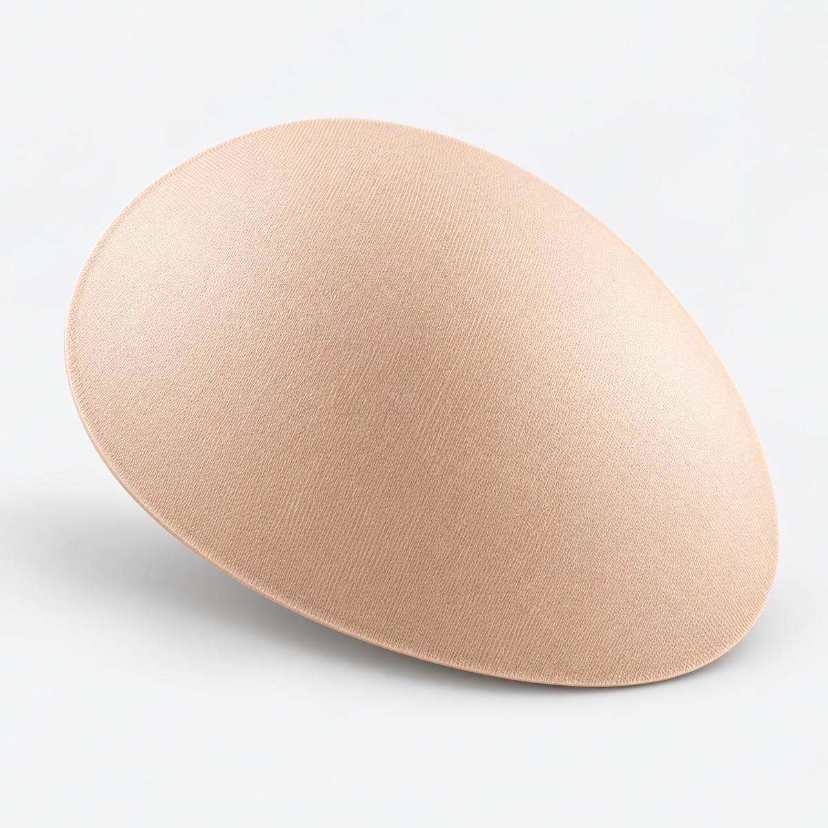 Copas ovaladas para sujetador con relleno color beige