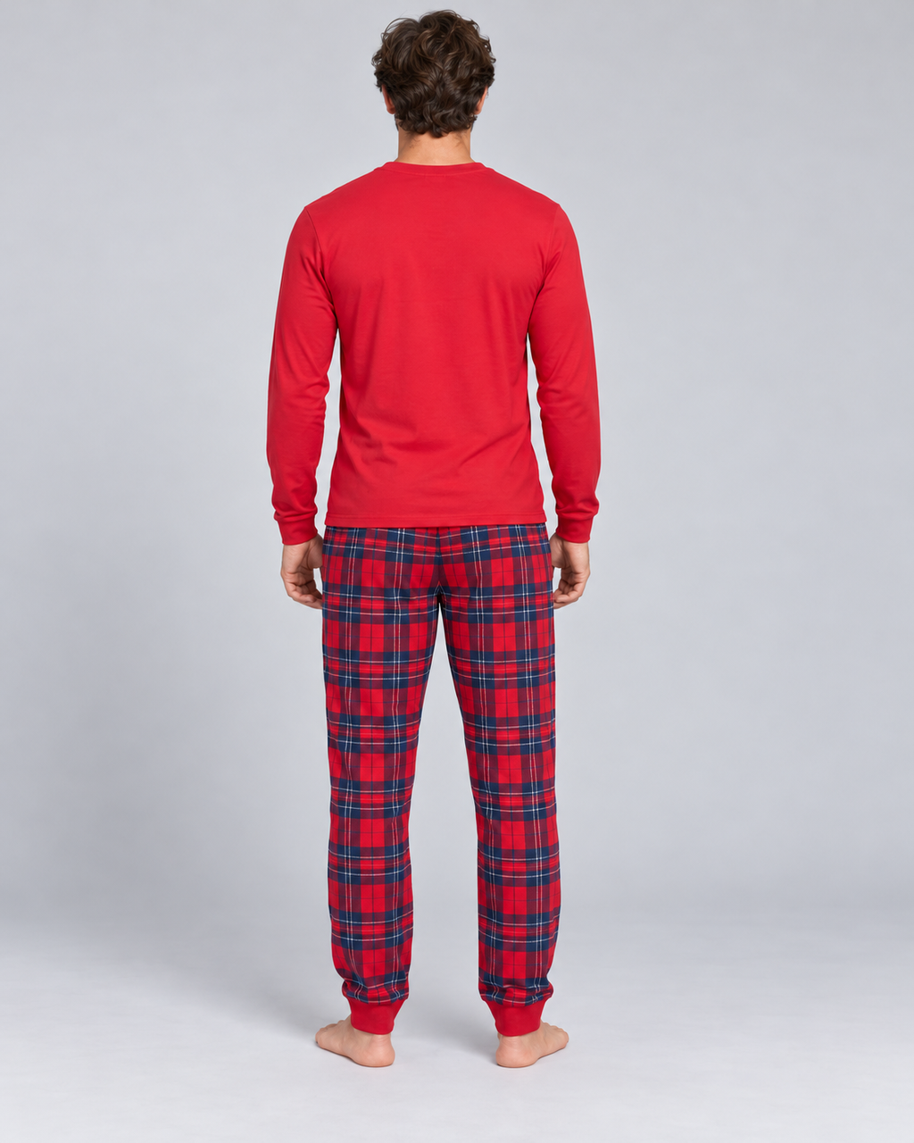 Pijama Hombre Rojo Merry Christmas