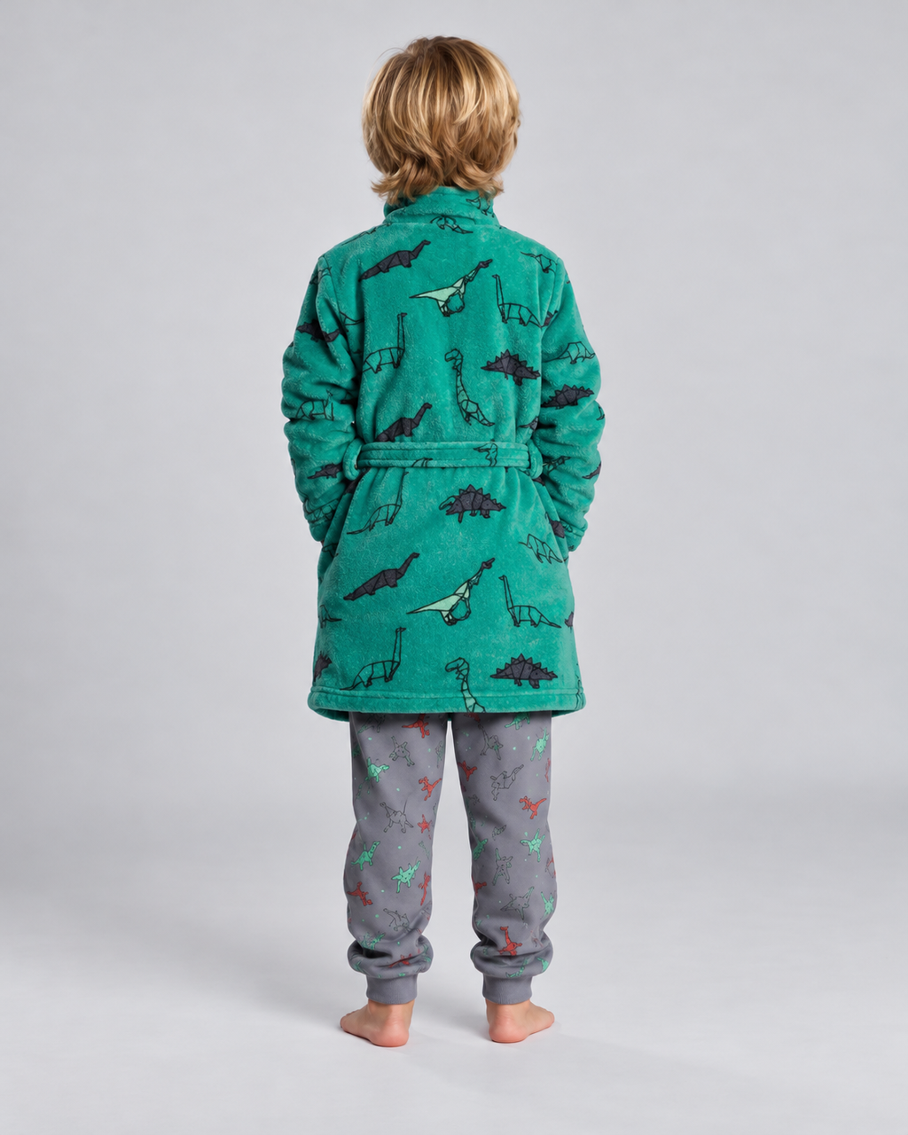 Bata Infantil Coralina Dinosaurios Verde