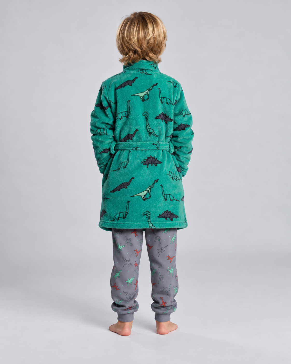 Bata Infantil Coralina Dinosaurios Verde