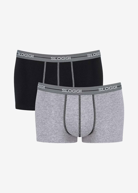 PACK-2 BOXERS SLOGGI START BASIC STRETCH COTTON M013