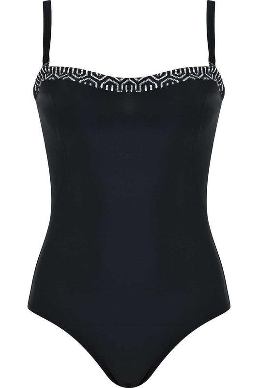 BAÑADOR ZIG-ZAG BLACK