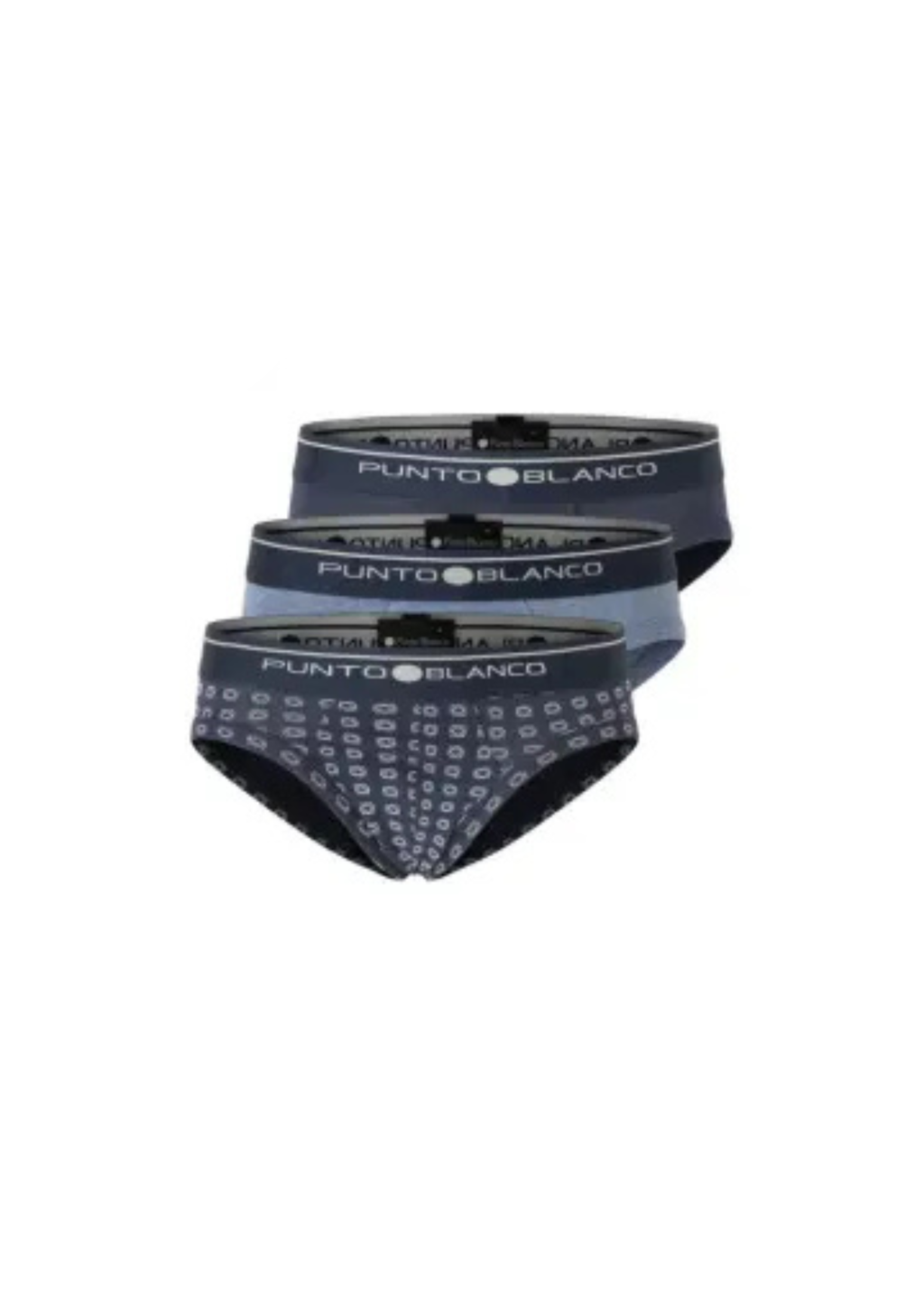 PACK-3 SLIPS BASIX PUNTO BLANCO 539