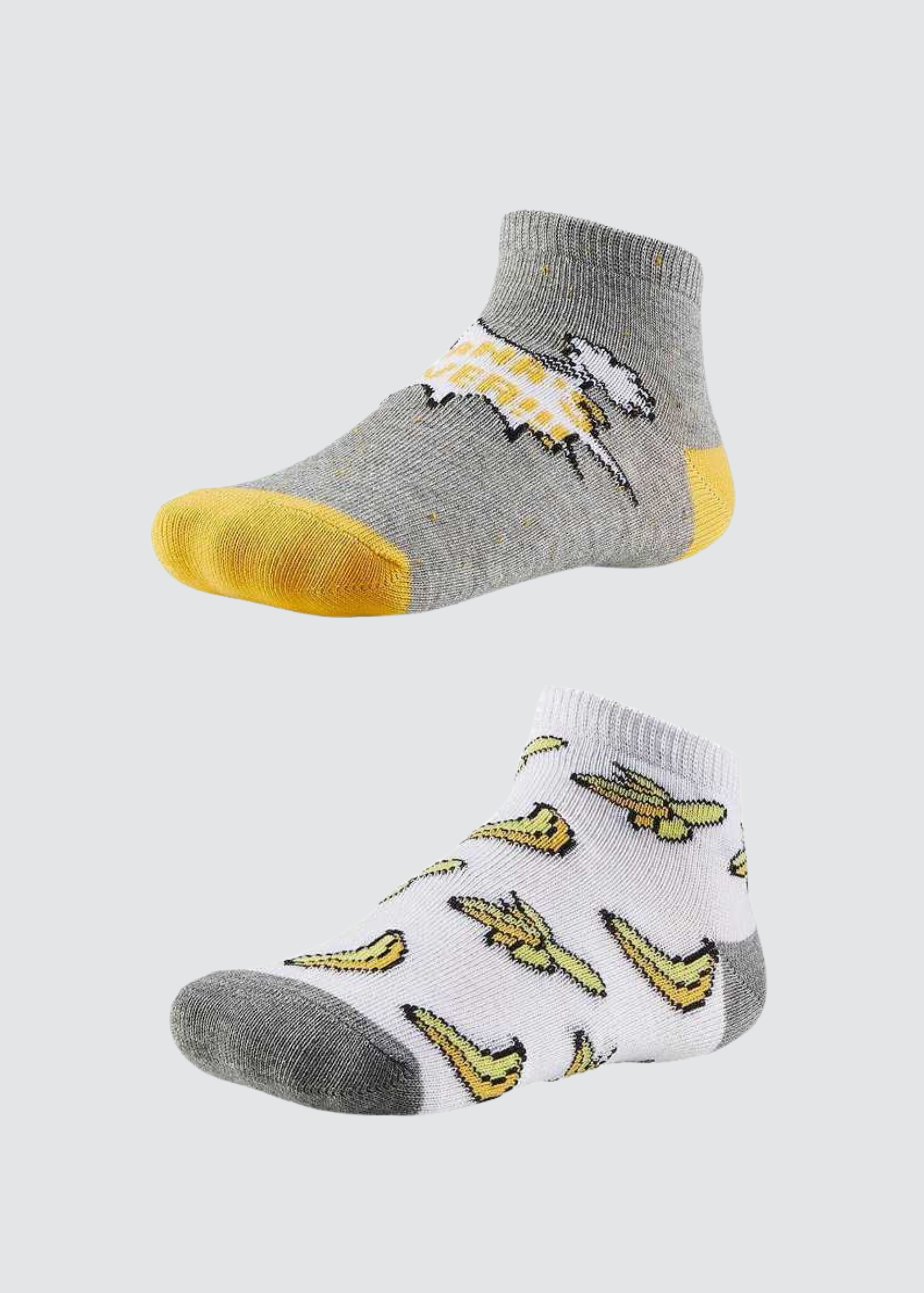 PACK-2 CALCETINES DE NIÑO BANANA CREAM WHITE