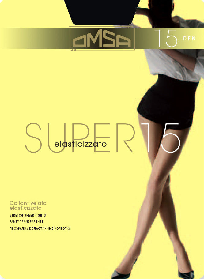 PACK-2 PANTIES SUPER 15 DENIERS OMSA