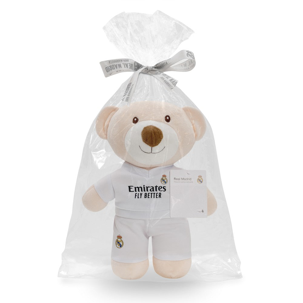 Peluche oso Real Madrid blanco