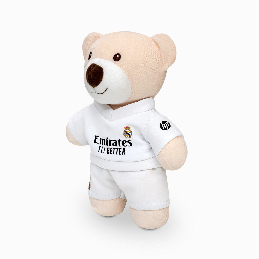 Peluche oso Real Madrid blanco
