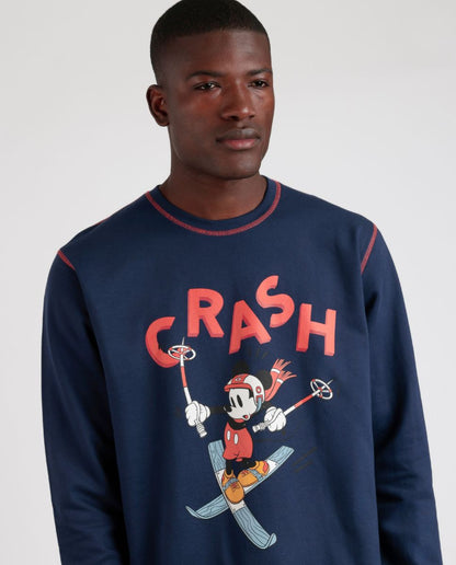PIJAMA MANGA LARGA HOMBRE MICKEY CRASH