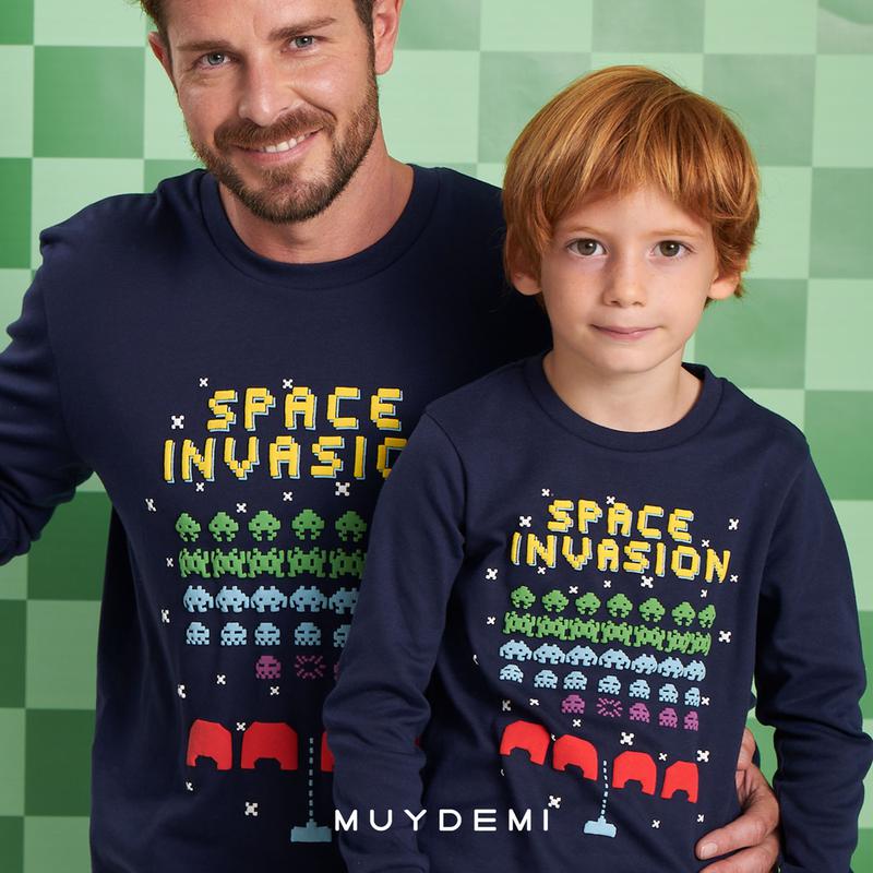 PIJAMA INFANTIL SPACE INVASION NIÑO