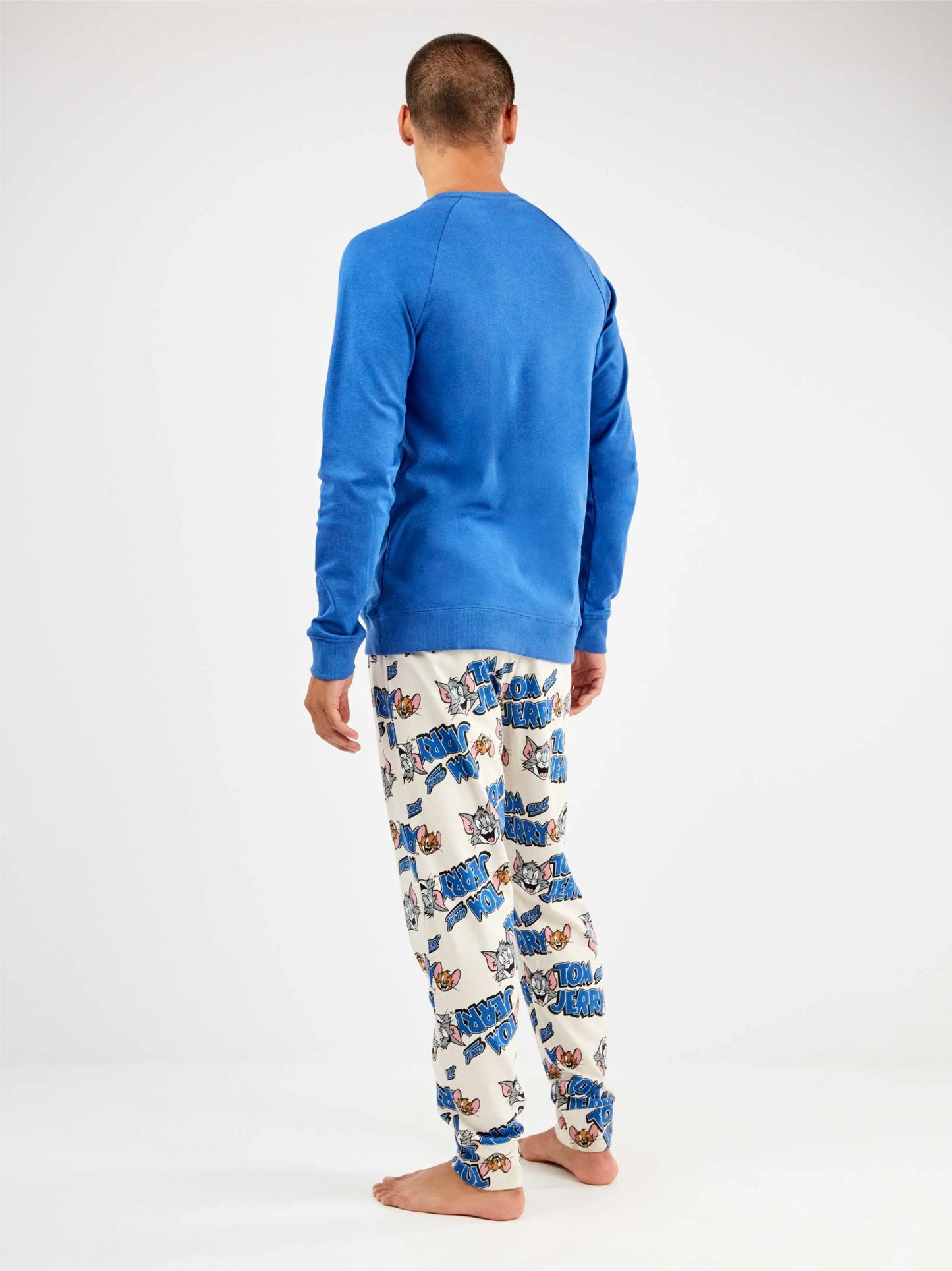PIJAMA MANGA LARGA HOMBRE TOM & JERRY BLUE GAME