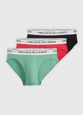 PACK-3 SLIPS STRETCH COTTON POLO RALPH LAUREN 43022