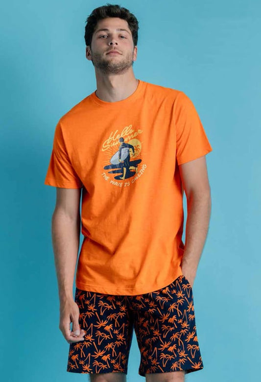 PIJAMA MANGA CORTA HELLO SUMMER