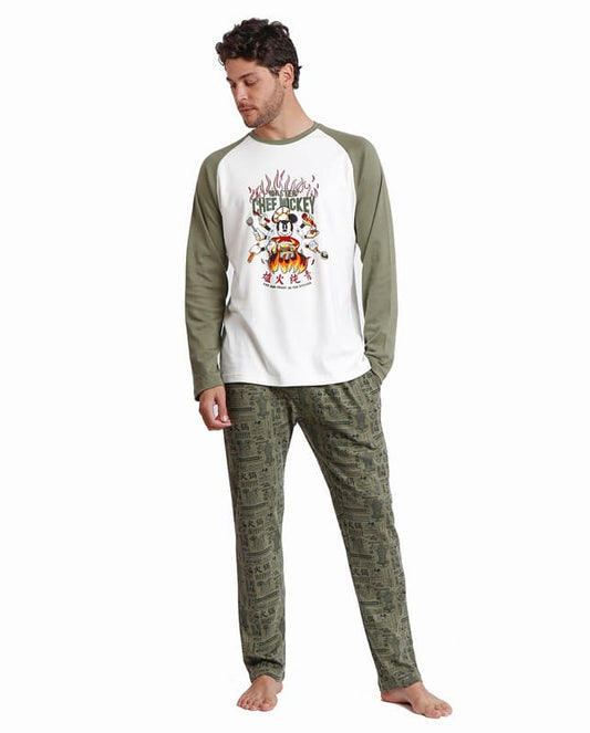 PIJAMA MANGA LARGA HOMBRE CHEF MICKEY