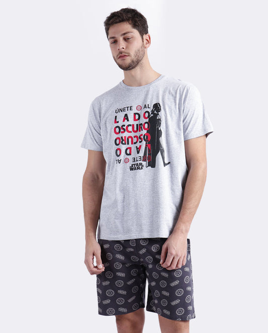 PIJAMA MANGA CORTA UNETE AL LADO OSCURO